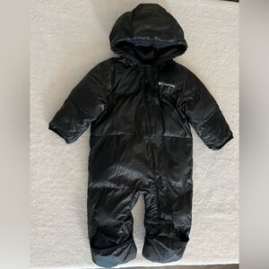 Columbia Snuggly Bunny Bunting Suit – 6–12 Months – Black